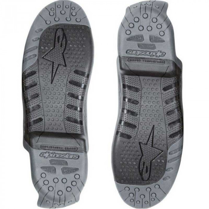 Подошва Alpinestars TECH-7 SOLE, черно-серый, размер 7