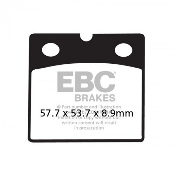 Тормозные колодки органические EBC FA171V
