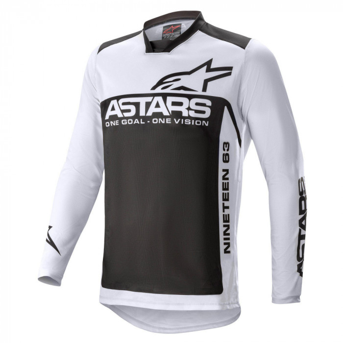 Джерси Alpinestars RACER SUPERMATIC JERSEY, красно-черно-белый, размер S