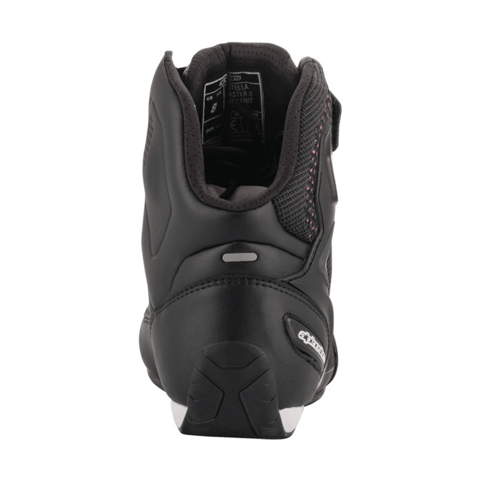 Мотоботы Alpinestars STELLA FASTER-3 RIDEKNIT, черно-желто-розовый, размер 7