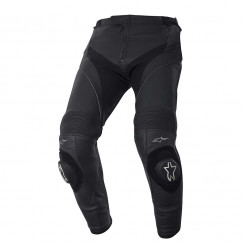 Мотобрюки кожаные Alpinestars MISSILE V2 LEATHER PANTS, черный, размер 46