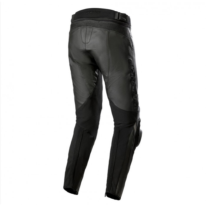 Мотобрюки кожаные Alpinestars MISSILE V3 LEATHER PANTS, черный/черный, размер 50