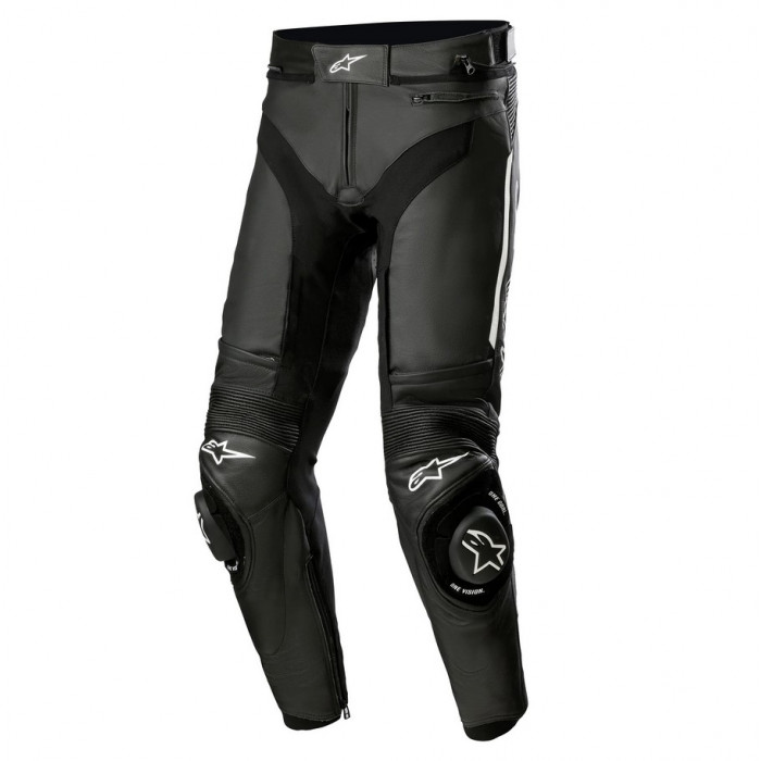 Мотобрюки кожаные Alpinestars MISSILE V3 LEATHER PANTS, черный, размер 50