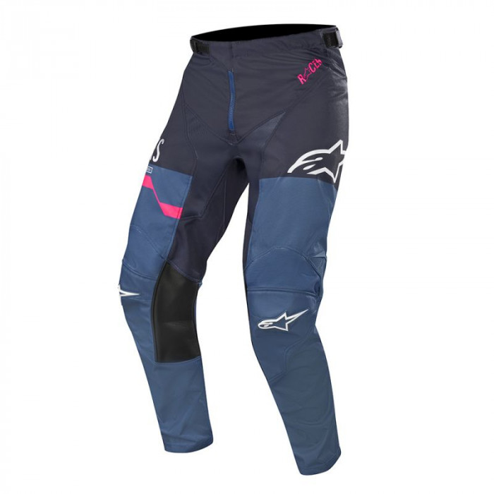 Мотобрюки кроссовые Alpinestars RACER FLAGSHIP PANTS, серо-антрацитово-оранжевый