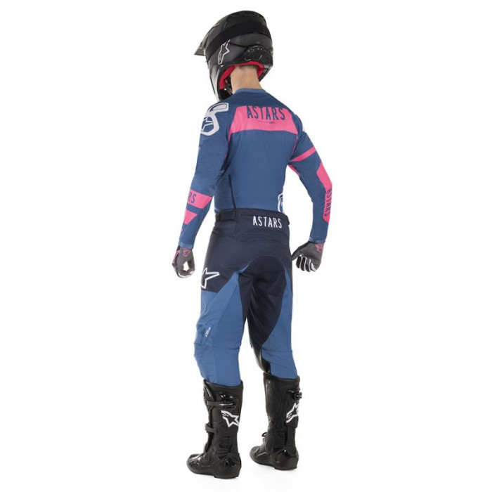 Мотобрюки кроссовые Alpinestars RACER FLAGSHIP PANTS, серо-антрацитово-оранжевый