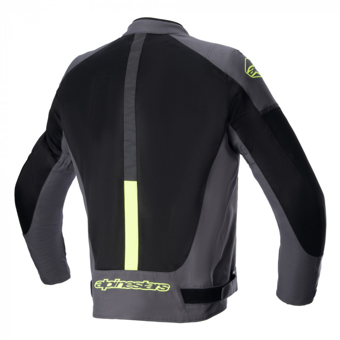 Мотокуртка Alpinestars Textile Jacket T SP X Superair, темно-серо-черно-желто флуоресцентный, размер 3XL