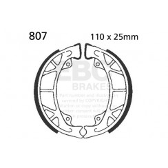 Тормозные колодки барабанный тормоз EBC 807