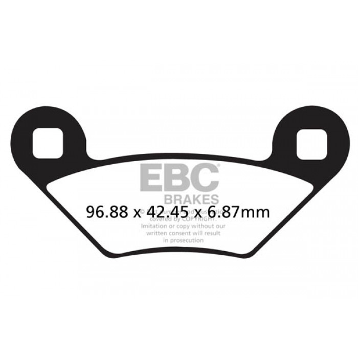 Тормозные колодки EBC FA475TT для Эндуро и кросса