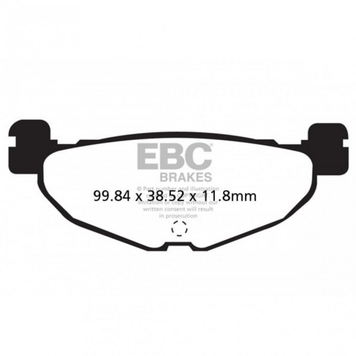 Тормозные колодки органические EBC SFA408 для скутера
