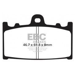 Тормозные колодки синтетические EBC FA158HH