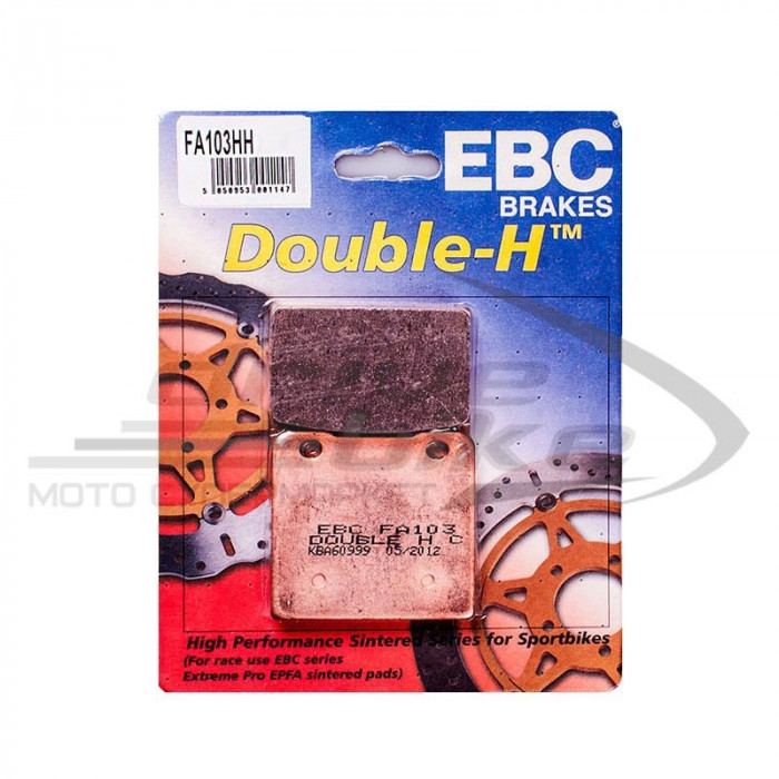 Тормозные колодки EBC FA103HH DOUBLE H Sintered