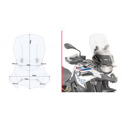 Стекло ветровое GIVI AF5127B BMW F750GS (18-20)