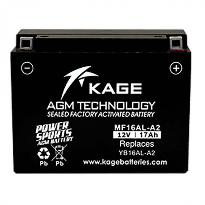 Аккумулятор KAGE AGM YB16AL-A2