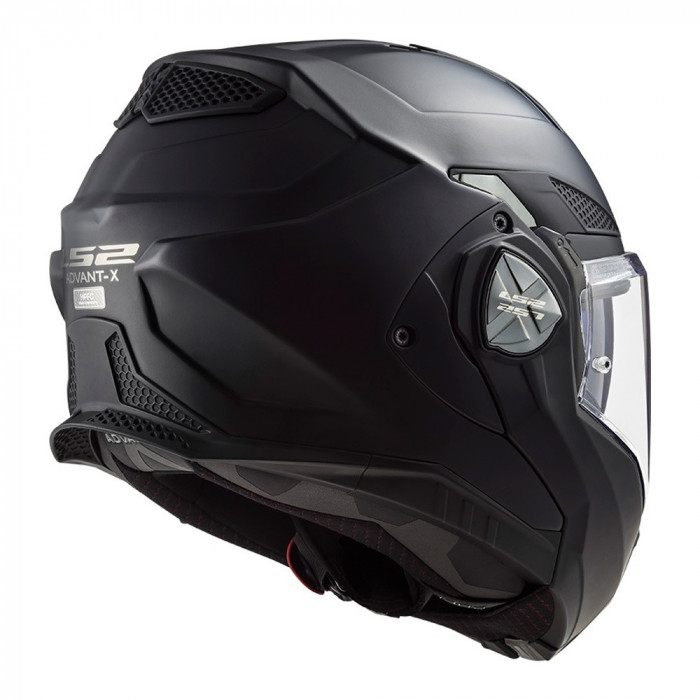 Мотошлем LS2 FF901 ADVANT X SOLID, черный матовый, размер XS