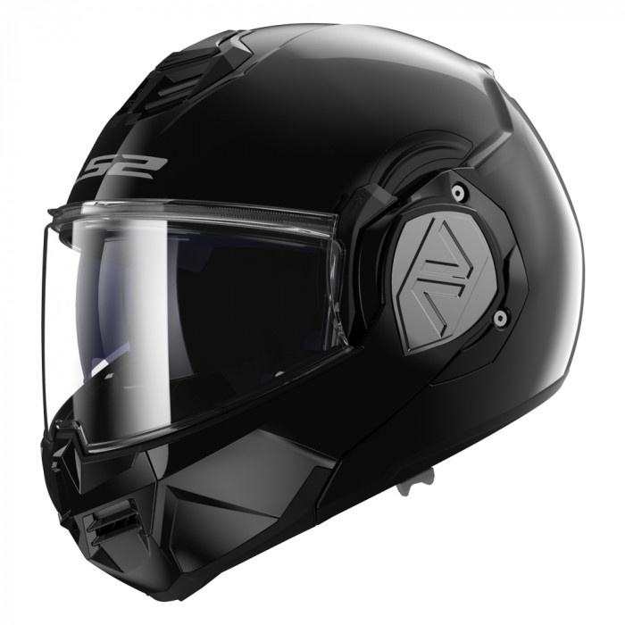 Мотошлем LS2 FF906 ADVANT KPA Solid, глянцевый черный, размер S