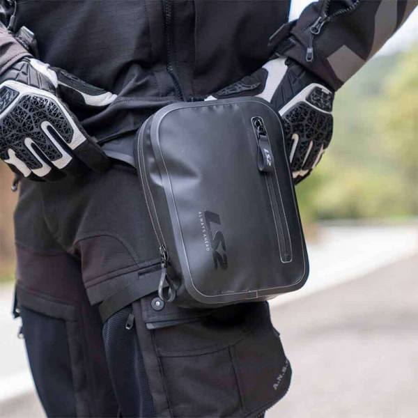 Сумка на бедро LS2 MOVE AHEAD WP 1.7L LEG BAG, черный