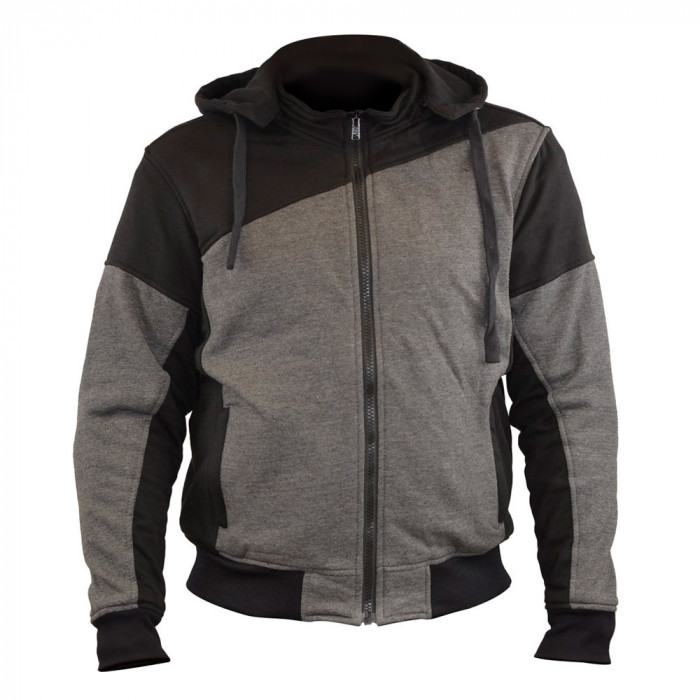 Мотокуртка мужская MCP Hoody, серо-черный, размер S