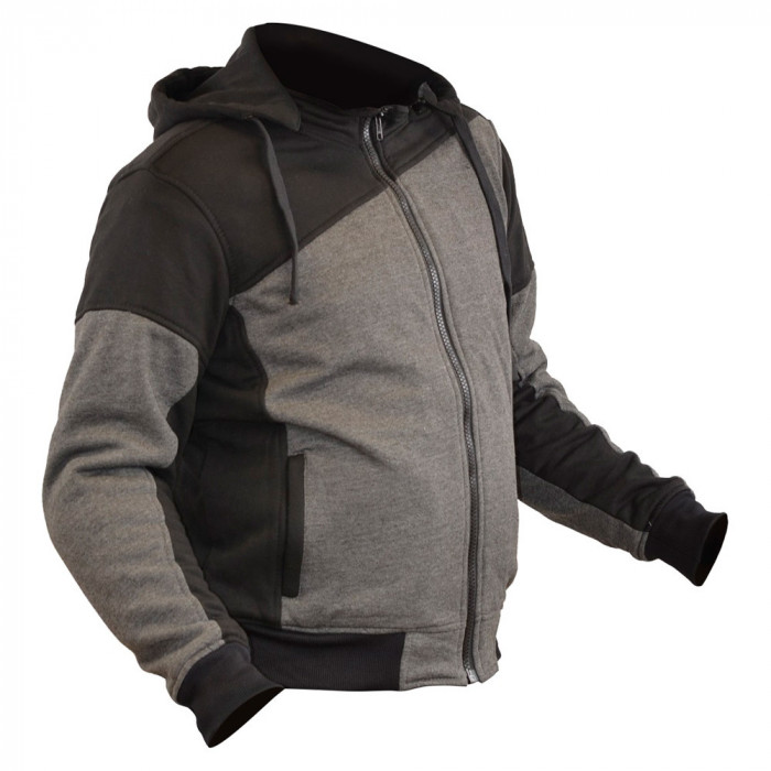 Мотокуртка мужская MCP Hoody, серо-черный, размер S