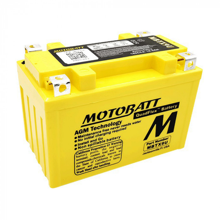 Аккумулятор Motobatt YTX9-BS