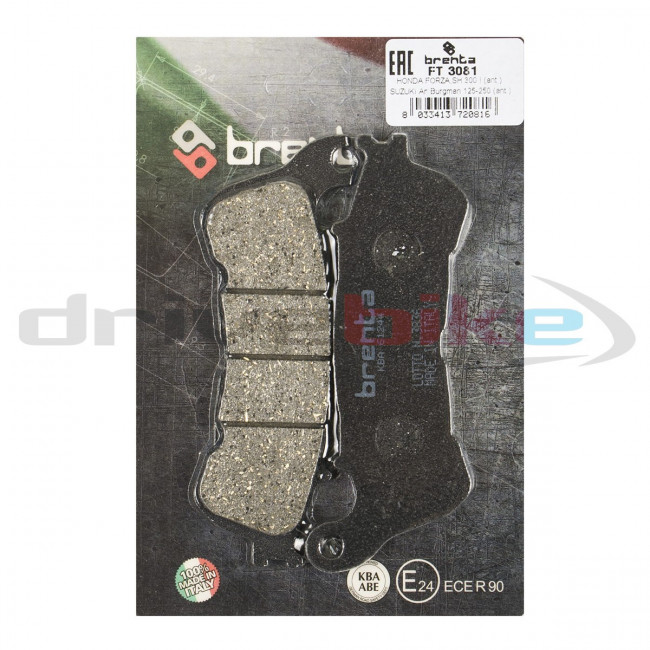 Тормозные колодки FT 3081 Organic