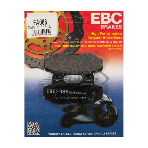 Тормозные колодки FA086