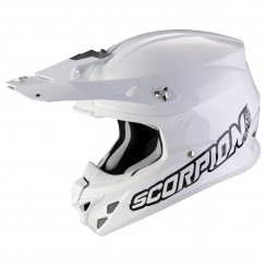 Мотошлем Scorpion EXO VX-16 EVO AIR SOLID, цвет Белый/Белый, Размер 2XL