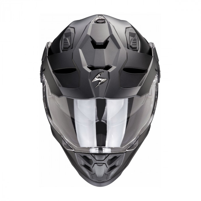 Мотошлем Scorpion EXO ADF-9000 AIR SOLID, цвет Черный Матовый/Перламутровый, Размер XS