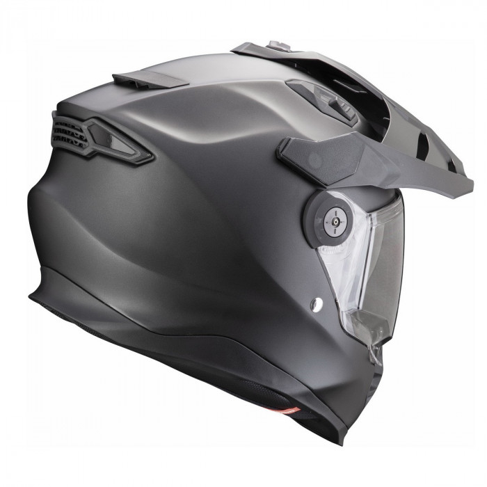 Мотошлем Scorpion EXO ADF-9000 AIR SOLID, цвет Черный Матовый/Перламутровый, Размер XS