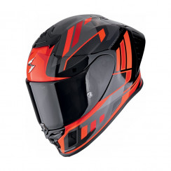 Мотошлем Scorpion EXO EXO-R1 EVO II AIR VITAL, цвет Черный/Серебристый/Красный, Размер S