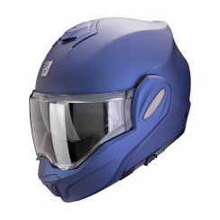 Мотошлем Scorpion EXO EXO-TECH EVO PRO SOLID, цвет Синий Матовый, Размер L
