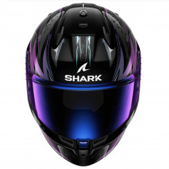 Мотошлем SHARK D-SKWAL 3 BLAST-R, цвет Черный/Синий/Фиолетовый