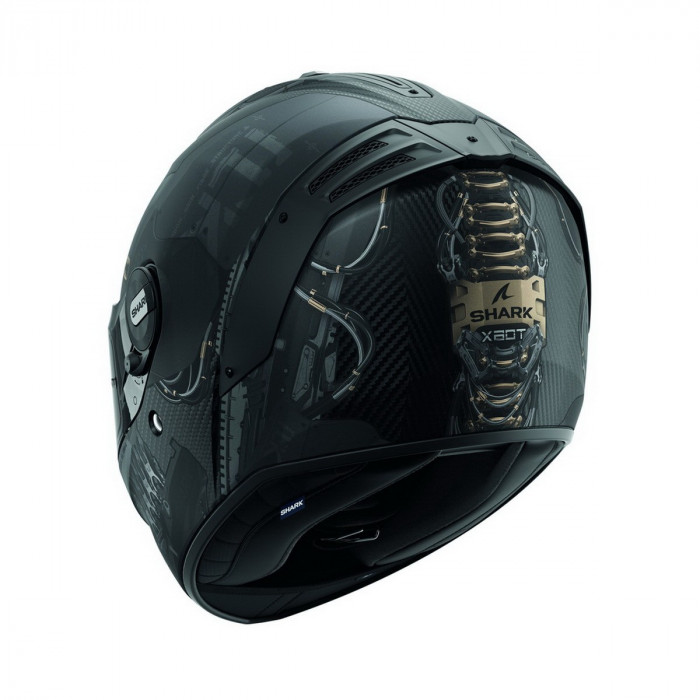 Мотошлем SHARK SPARTAN RS CARBON XBOT MAT, цвет Карбон/Черный Матовый/Бронзовый, Размер L
