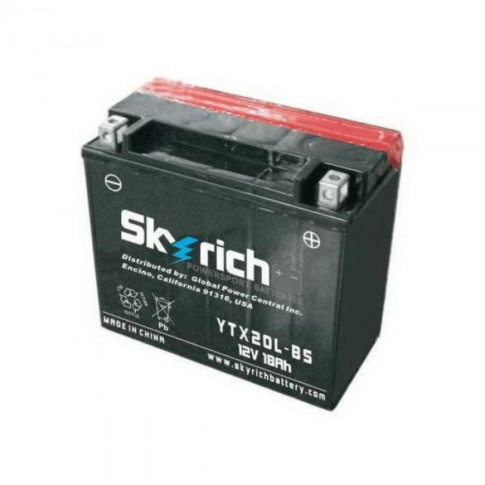 Мото аккумулятор Skyrich YTX20L-BS 12В 18 А/ч
