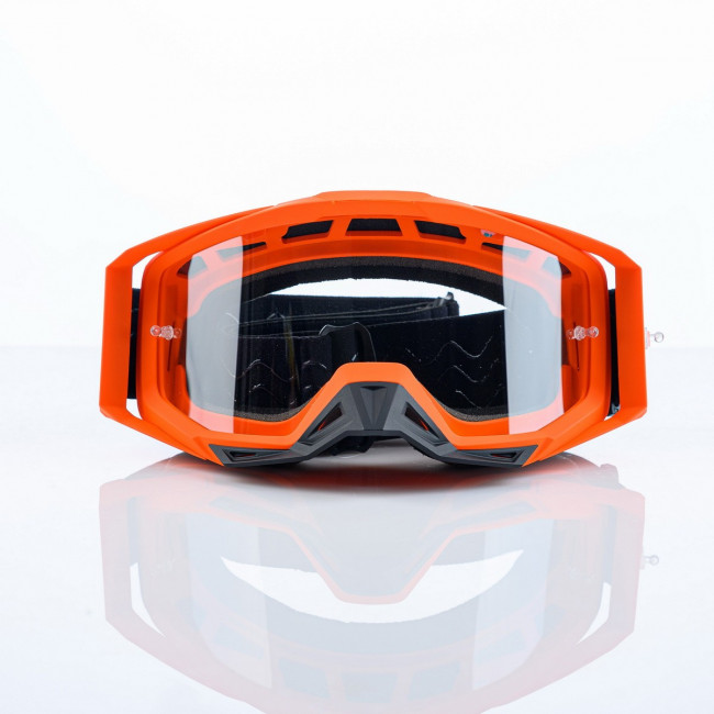 Кроссовые очки (маска) Модель №101, цвет Оранжевый