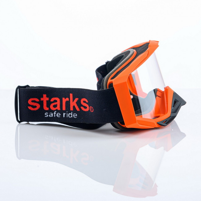 Кроссовые очки (маска) Модель №101, цвет Оранжевый