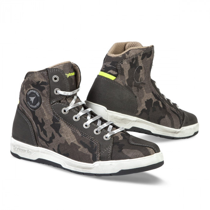 Мотокеды Stylmartin RAPTOR EVO WP MILITARY GREEN, цвет Зеленый/Камуфляж, Размер 37