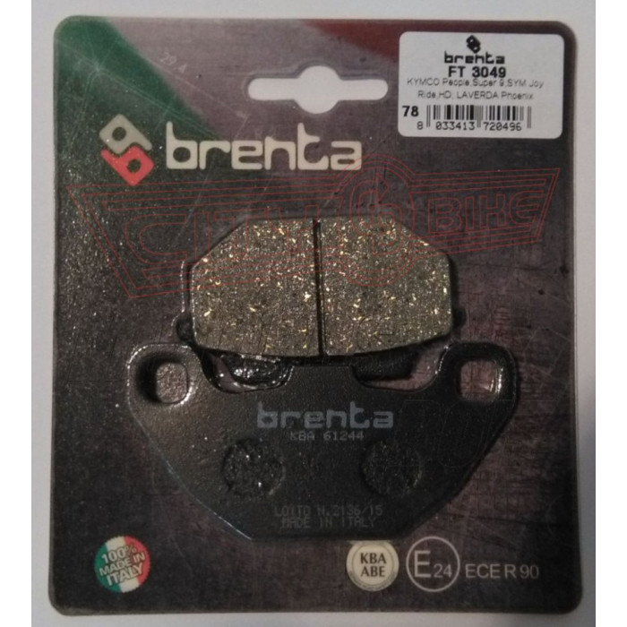 Тормозные колодки Brenta FT 3049 Organic