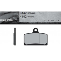 Тормозные колодки Brenta FT 3142 Organic
