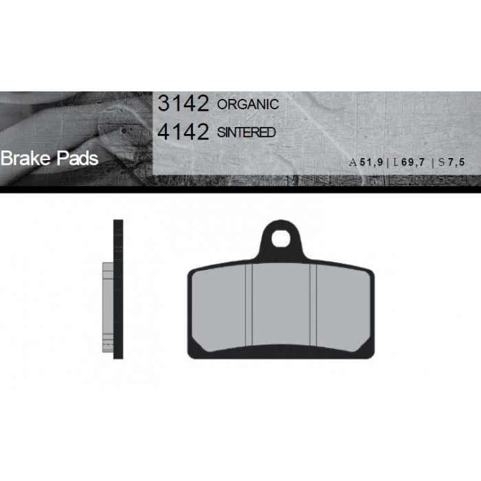 Тормозные колодки Brenta FT 3142 Organic
