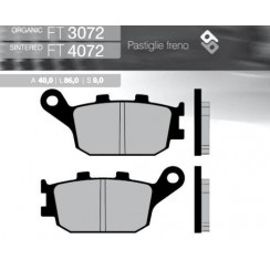 Тормозные колодки Brenta FT 4072 Sintered