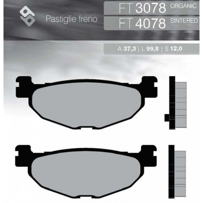 Тормозные колодки Brenta FT 4078 Sintered