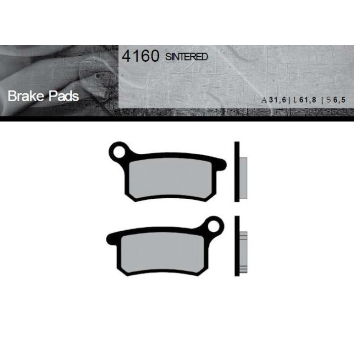 Тормозные колодки Brenta FT 4160 Sintered