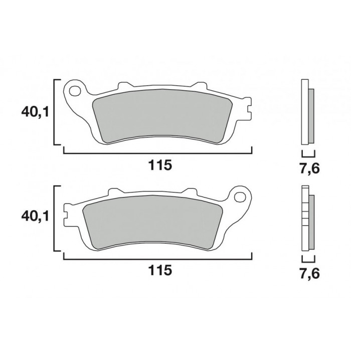 Тормозные колодки Brenta FT 4189 Sintered