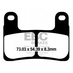 Тормозные колодки синтетические EBC FA724HH