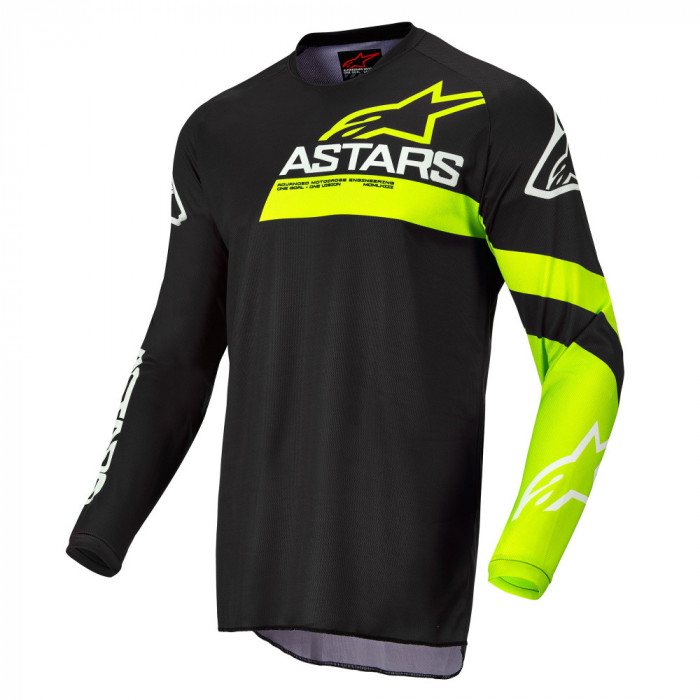 Джерси Alpinestars FLUID CHASER JERSEY, черно-голубой, размер M