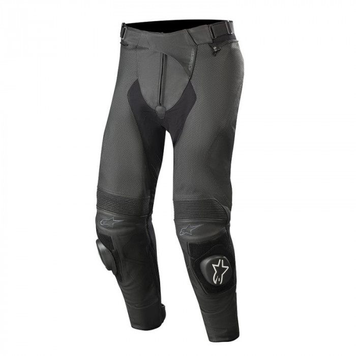 Мотобрюки кожаные Alpinestars MISSILE V2 LEATHER PANTS AIRFLOW, черный, размер 46
