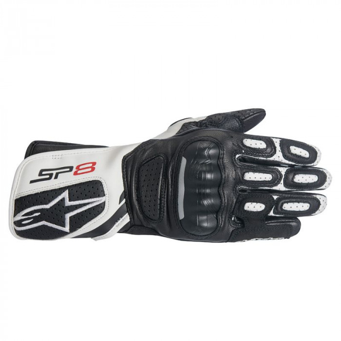 Мотоперчатки кожаные Alpinestars STELLA SP-8 v2, черно-белый, размер L
