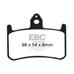 Тормозные колодки синтетические EBC FA187HH