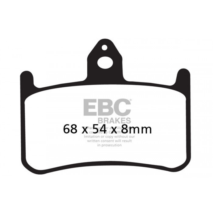 Тормозные колодки синтетические EBC FA187HH