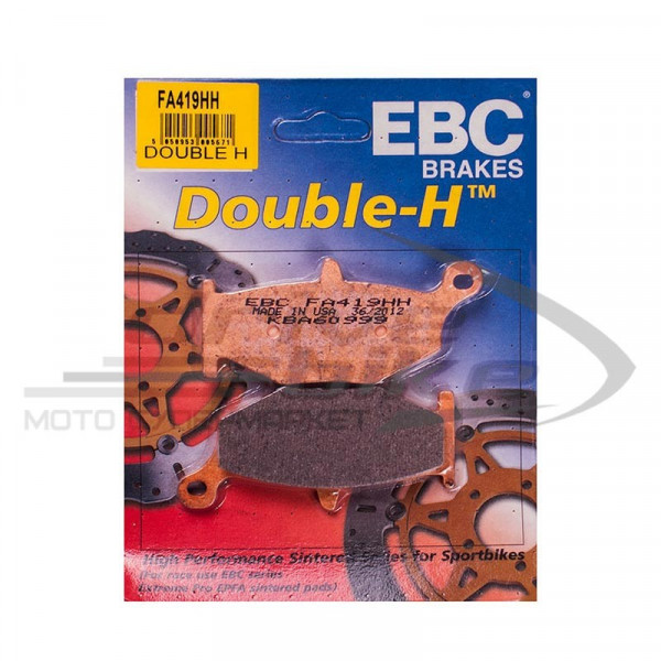 Тормозные колодки FA419HH DOUBLE H Sintered